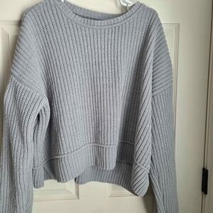 Aeropostale Light Gray Women's Crew Neck Sweater
